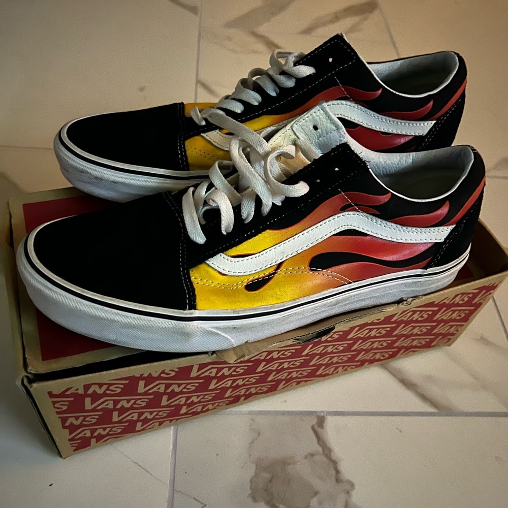 Vans Old Skool flame low tops